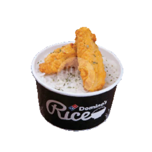Crispy Chicken Strips Rice Personal